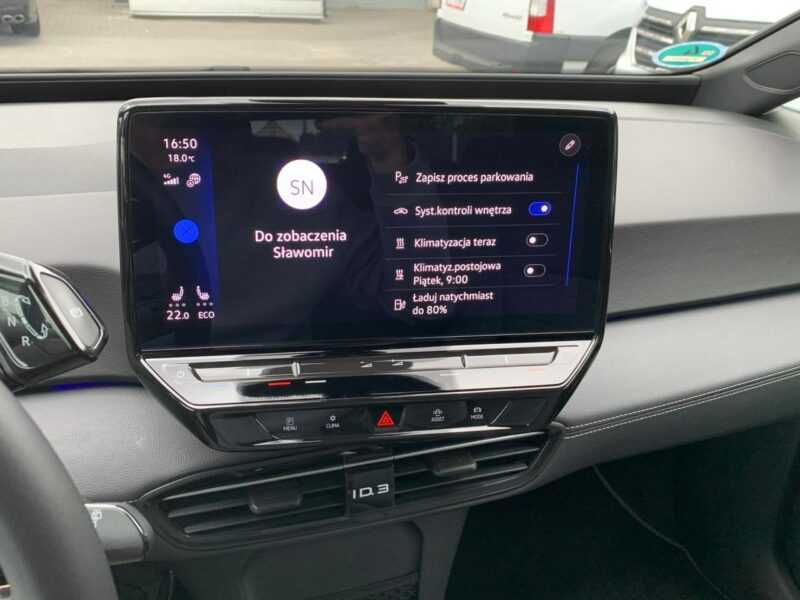 Volkswagen ID.3 ID3 Pro 150kWKamery 360 Grzane Fotele Zarejestrowany 204