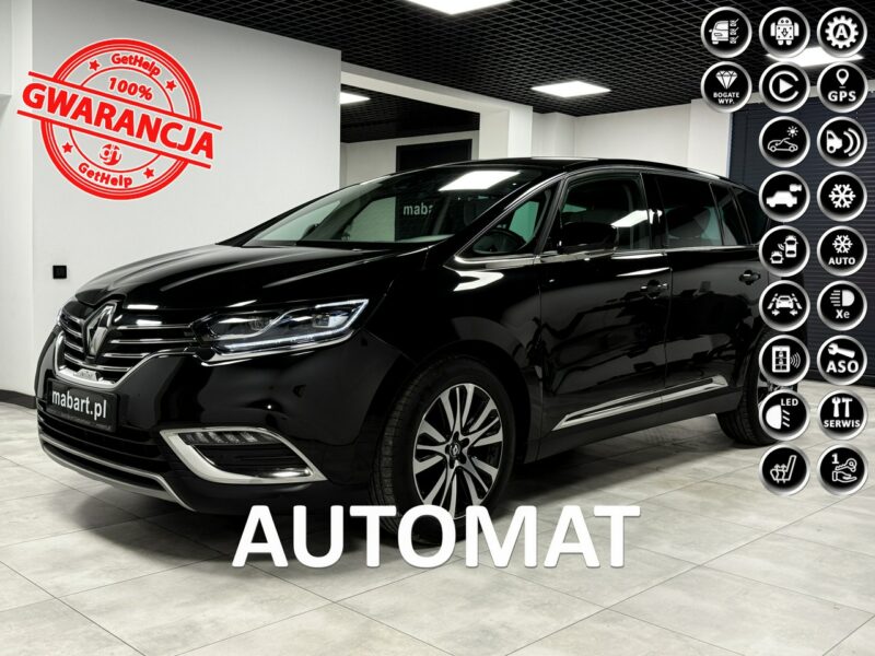 Renault Espace 1.6 DCi 160KM*INITIALEPARIS*4Control*BOSE*Skóry*FullLed*KeyLes*Automat V (2015-2023)