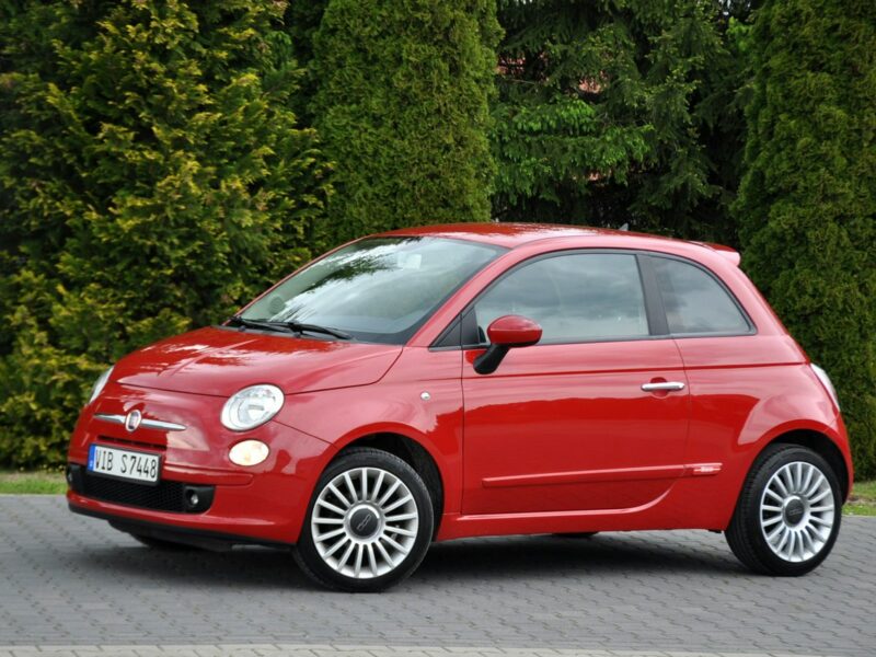 Fiat 500 1.2i(69KM)*Skóry*Klimatyzacja*Chrom*I Właściciel*Alu16"ASO Fiat I (2007-)