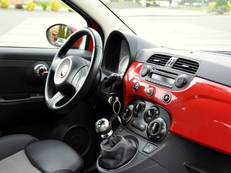 Fiat 500 1.2i(69KM)*Skóry*Klimatyzacja*Chrom*I Właściciel*Alu16"ASO Fiat I (2007-)