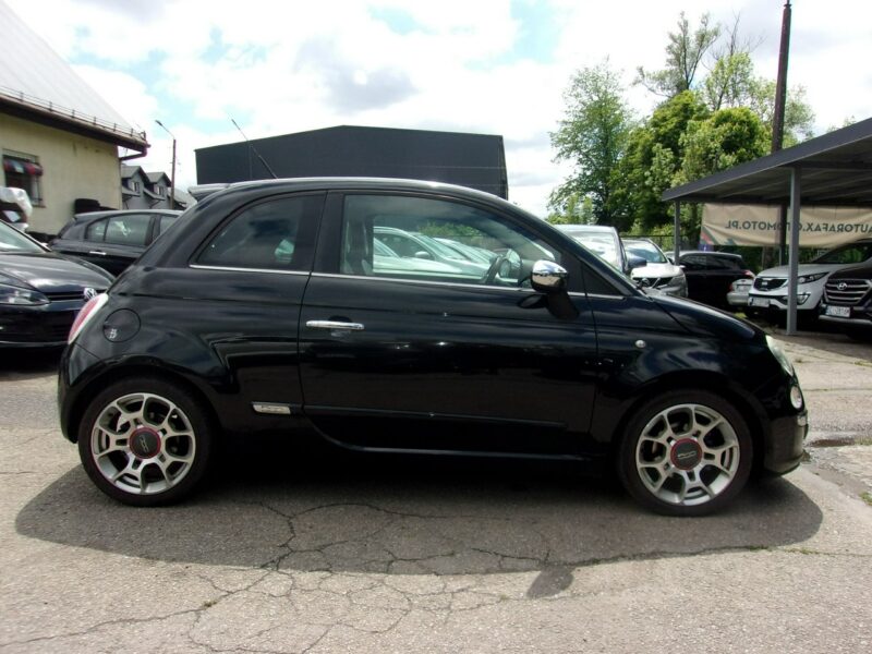 Fiat 500 Klimatronic, 1.4 Sport, Dwa komplety kół, ABS, ASR, Półskóra I (2007-)