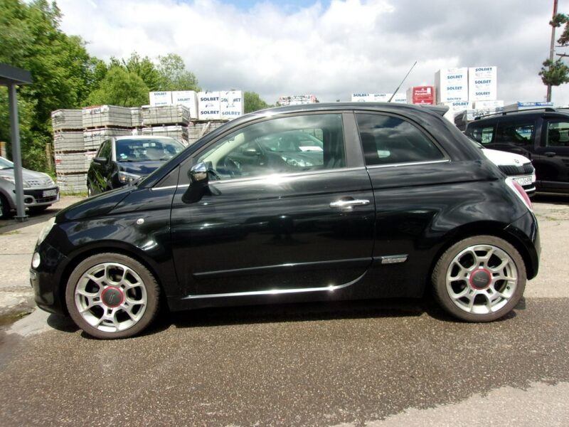 Fiat 500 Klimatronic, 1.4 Sport, Dwa komplety kół, ABS, ASR, Półskóra I (2007-)