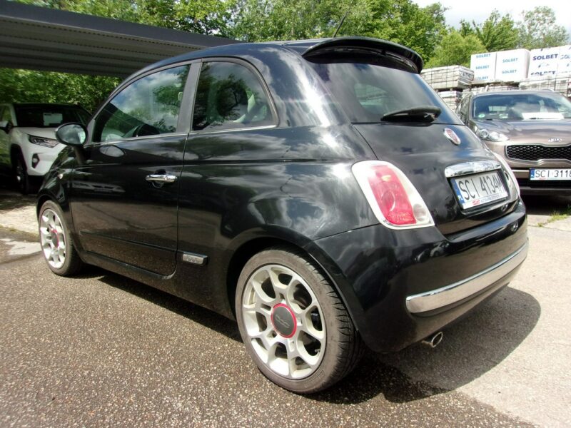 Fiat 500 Klimatronic, 1.4 Sport, Dwa komplety kół, ABS, ASR, Półskóra I (2007-)