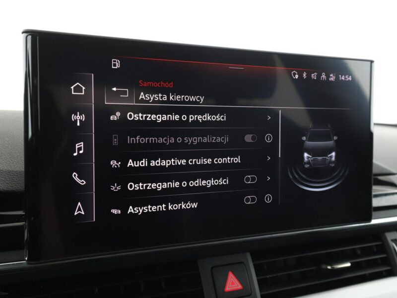 Audi A4 S-tronic quattro S-Line navi grzane fotele ACC LED kamera alcantara B9 (2015-)