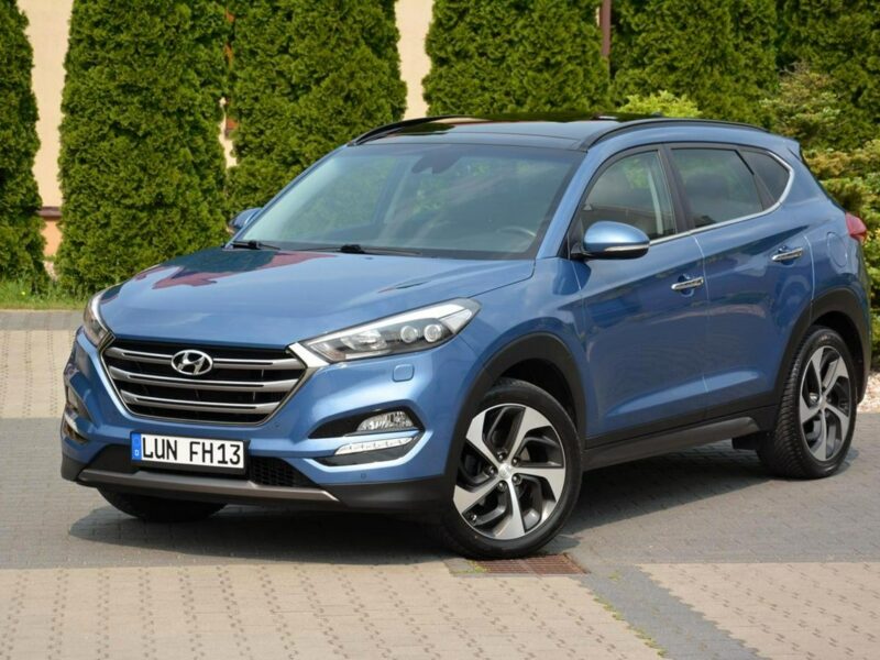 Hyundai Tucson 1.6T(177KM) Full Led Navi Kamera Skóry Panorama Wentylacja Aso Radar III (2015-2020)