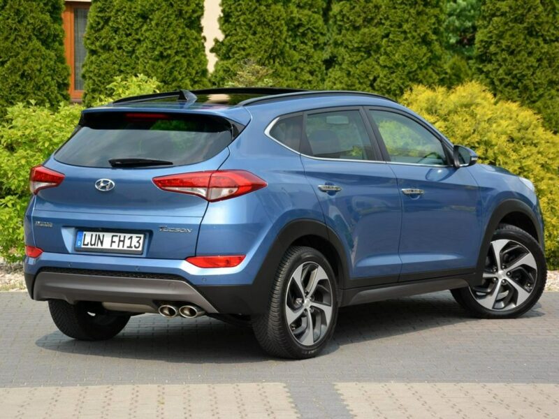 Hyundai Tucson 1.6T(177KM) Full Led Navi Kamera Skóry Panorama Wentylacja Aso Radar III (2015-2020)