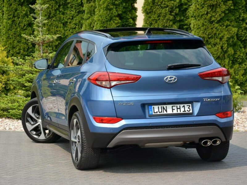 Hyundai Tucson 1.6T(177KM) Full Led Navi Kamera Skóry Panorama Wentylacja Aso Radar III (2015-2020)