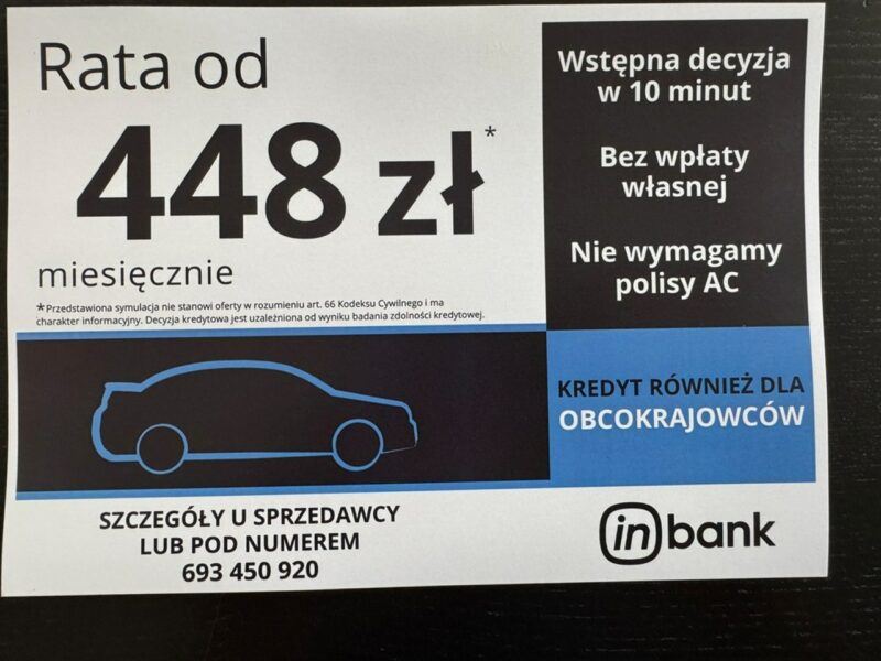 Chevrolet Trax Pisemna Gwarancja 12 miesięcy