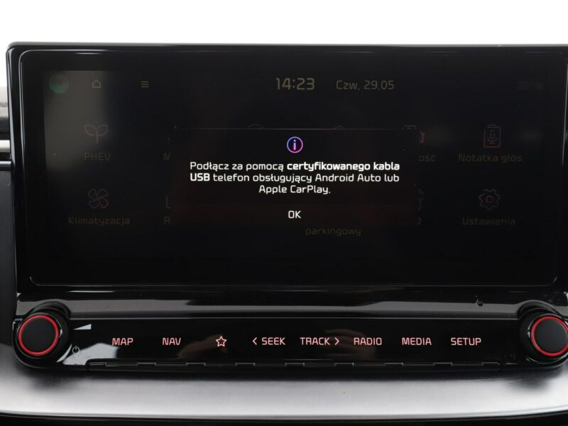 Kia Cee'd FV23% PHEV navi klima auto kamera i czujniki parkowania grzane fotele III (2018-)