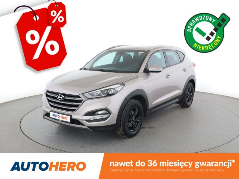Hyundai Tucson navi kamera tempomat grzane fotele Bluetooth hak LED III (2015-2020)