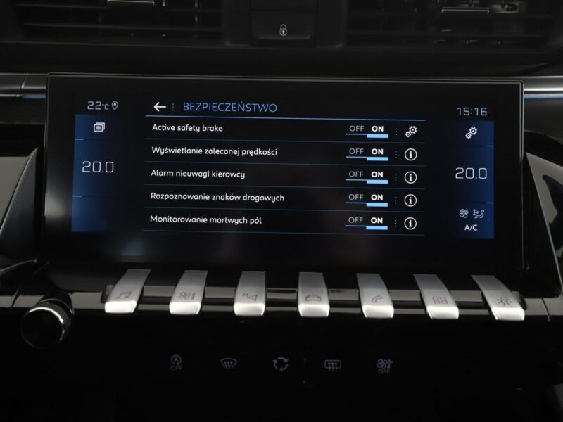 Peugeot 508 automat półskóra full LED navi kamera i czujniki parkowania II (2018-)