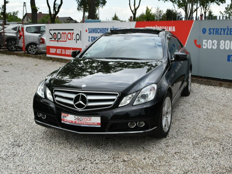 Mercedes E 250 E 250CDi Coupe 2.2 CDi 204KM Manual 2010r. Skóra Xenon NAVi Panorama W212 (2009-)
