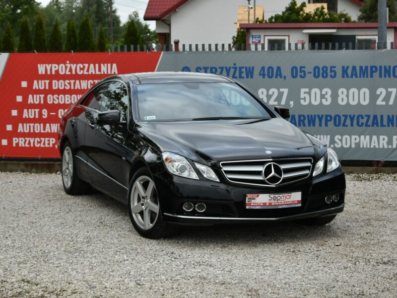 Mercedes E 250 E 250CDi Coupe 2.2 CDi 204KM Manual 2010r. Skóra Xenon NAVi Panorama W212 (2009-)
