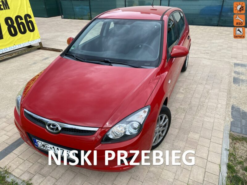 Hyundai i30 Niezawodna i mocna benzyna/Klimatyzacja/Isofix, niski przebieg/Aux,USB I (2002-2013)