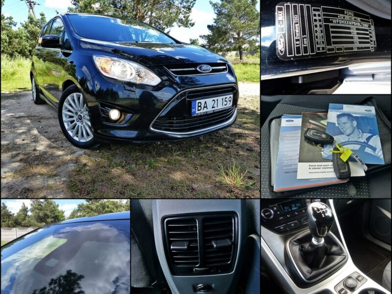 Ford Grand C-MAX 1.6 TDCI*TITANIUM*Climatronic*Alu*Pełna Elektryka*7OSÓB*ZOBACZ!!!