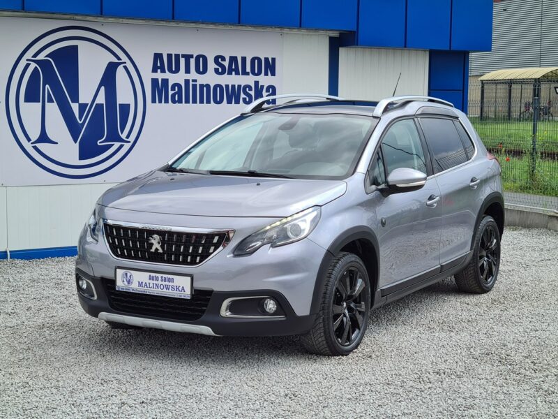 Peugeot 2008 Serwis SzklanyDach Navi PDC Kamera Półskóry GripControl Led Sensory I (2013-2019)