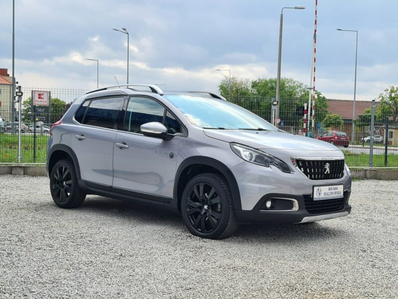 Peugeot 2008 Serwis SzklanyDach Navi PDC Kamera Półskóry GripControl Led Sensory I (2013-2019)
