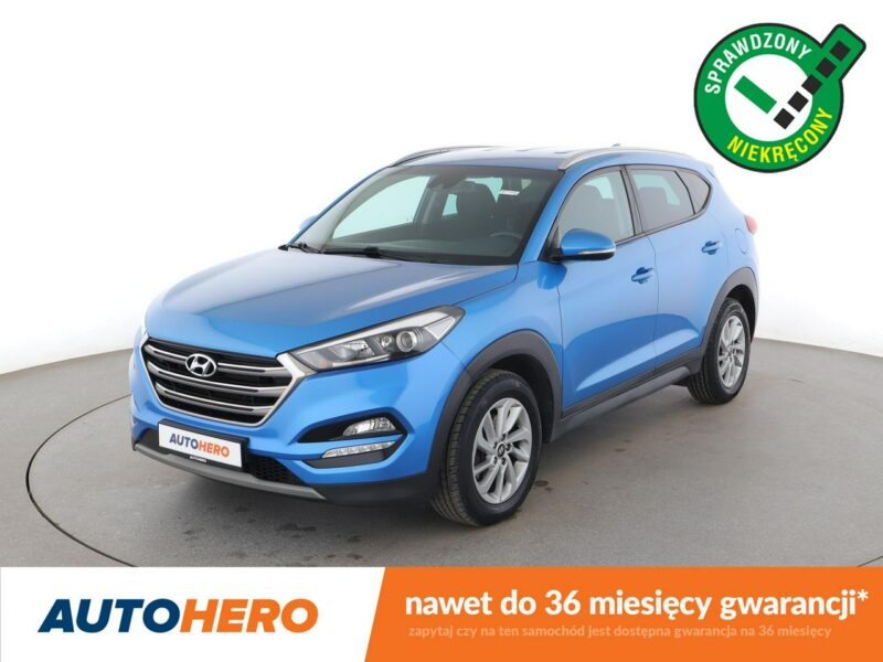 Hyundai Tucson automat navi klima auto kamera i czujniki parkowania grzane fotele i k III (2015-2020)