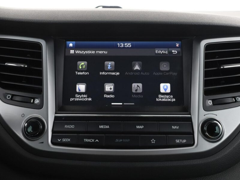Hyundai Tucson automat navi klima auto kamera i czujniki parkowania grzane fotele i k III (2015-2020)