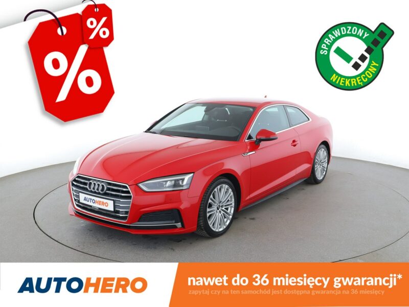 Audi A5 S-Tronic full LED virtual cocpit el. sterowane i grzane fotele kamera F5 (2016-)