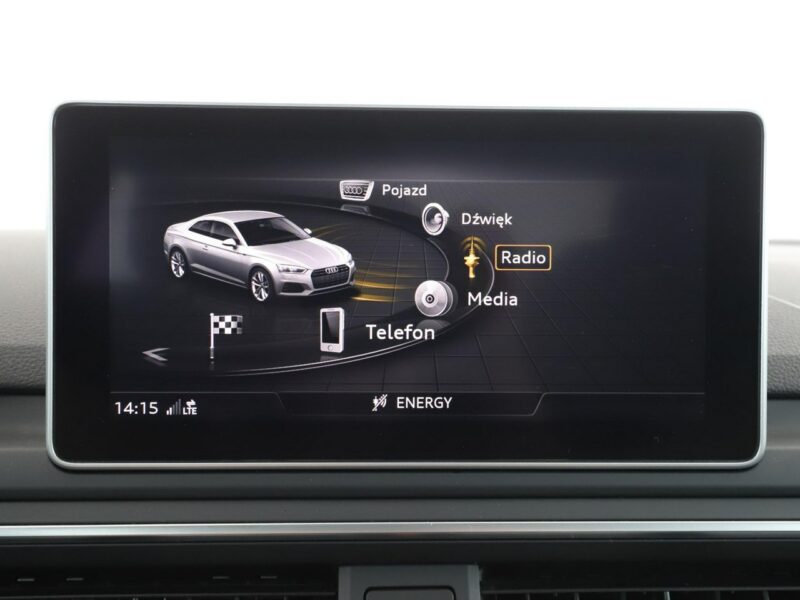 Audi A5 S-Tronic full LED virtual cocpit el. sterowane i grzane fotele kamera F5 (2016-)