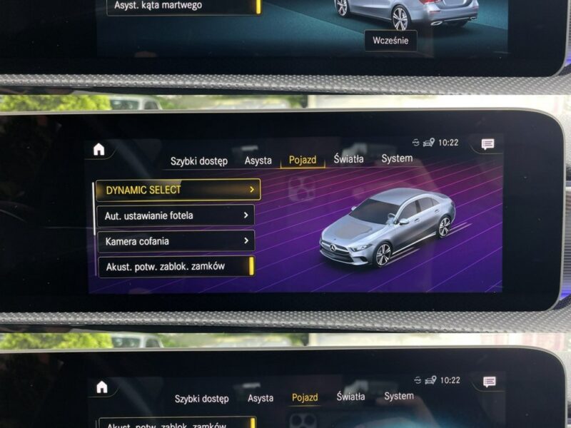 Mercedes A 220 LED, Klima, Temp, Kamera, Grzane Fotele, Ambiente, Panorama, Asystenci W177 (2018-)