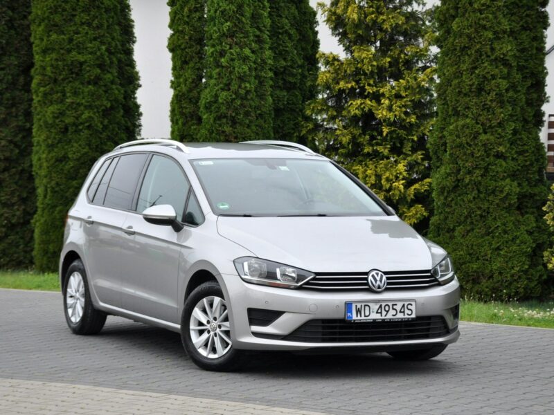 Volkswagen Golf Sportsvan 1.6TDI(110KM)*Masaże*Klimatronik*Duże Radio*Alcantara*2xParktr.Alu15" I (2014-)