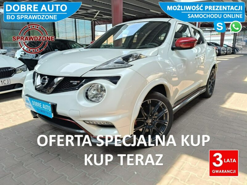 Nissan Juke 1.6 214KM Nismo RS 4x4 Automat, Navigacja, Kamera, Hands Free I (2010-2019)