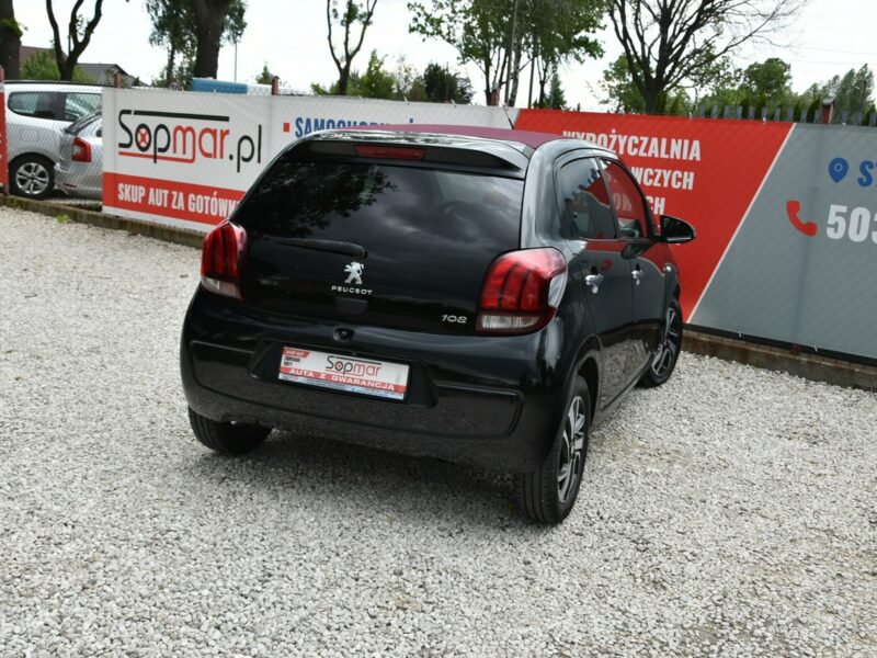 Peugeot 108 1.2 BENZYNA 82KM 2015r. Climatronic fallDach Tablet LED isofix Kamera