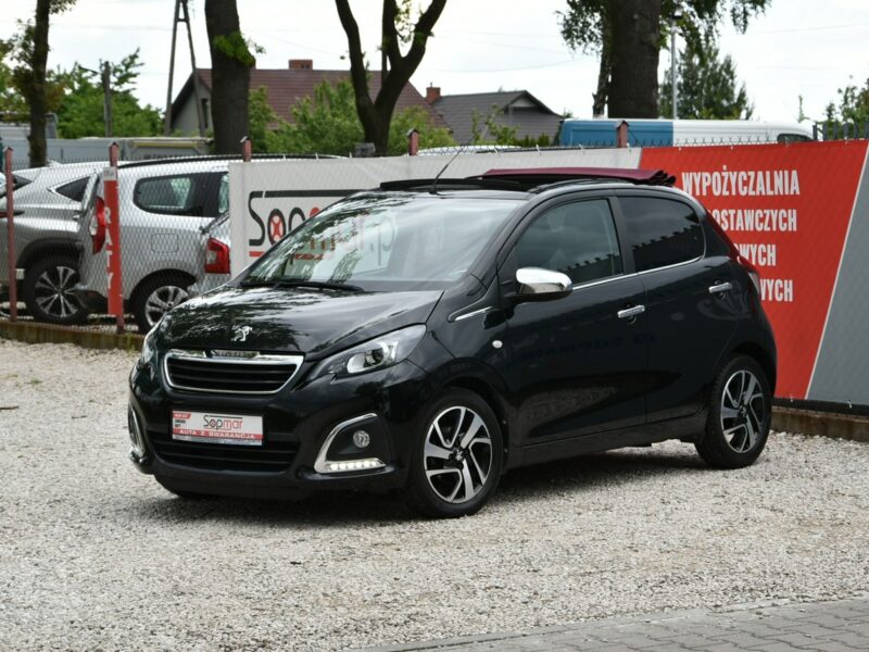 Peugeot 108 1.2 BENZYNA 82KM 2015r. Climatronic fallDach Tablet LED isofix Kamera