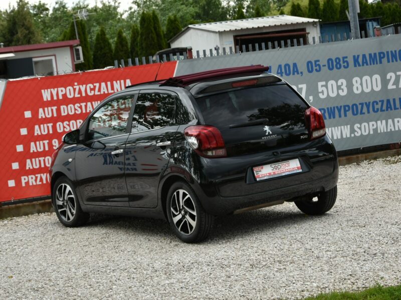 Peugeot 108 1.2 BENZYNA 82KM 2015r. Climatronic fallDach Tablet LED isofix Kamera