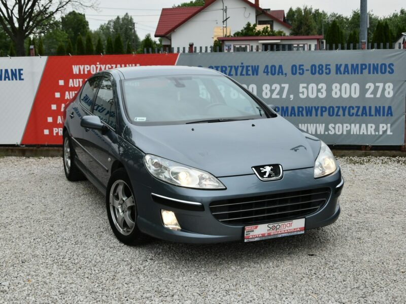 Peugeot 407 2.0 16v BENZYNA 136KM 2004r. Climatronic TEMPOMAT alufelgi czujniki