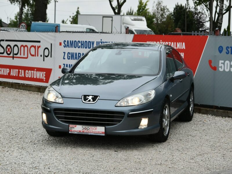 Peugeot 407 2.0 16v BENZYNA 136KM 2004r. Climatronic TEMPOMAT alufelgi czujniki