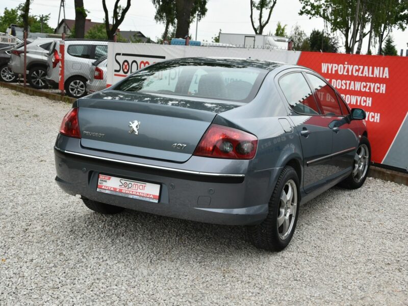 Peugeot 407 2.0 16v BENZYNA 136KM 2004r. Climatronic TEMPOMAT alufelgi czujniki