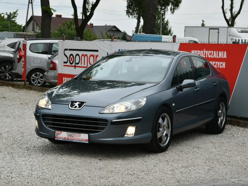 Peugeot 407 2.0 16v BENZYNA 136KM 2004r. Climatronic TEMPOMAT alufelgi czujniki