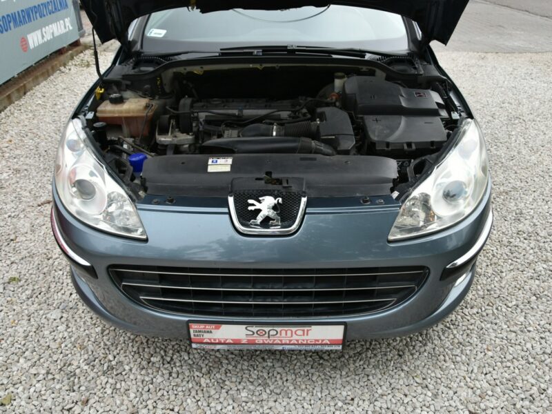Peugeot 407 2.0 16v BENZYNA 136KM 2004r. Climatronic TEMPOMAT alufelgi czujniki