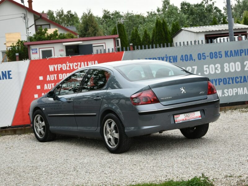 Peugeot 407 2.0 16v BENZYNA 136KM 2004r. Climatronic TEMPOMAT alufelgi czujniki