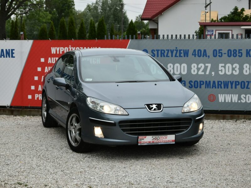 Peugeot 407 2.0 16v BENZYNA 136KM 2004r. Climatronic TEMPOMAT alufelgi czujniki