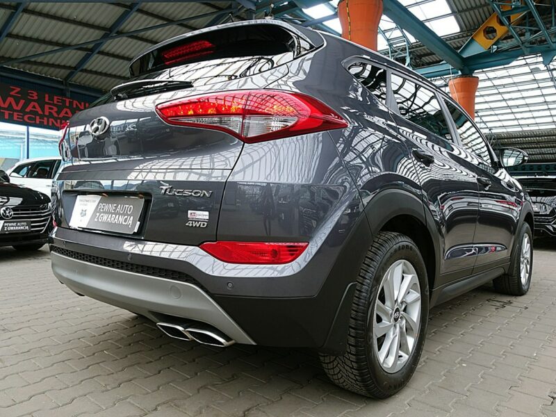 Hyundai Tucson 4x4 177KM Podgrzewana KIER+FOTELE Led GWARANCJA I-wł Kraj Bezwyp F23% III (2015-2020)