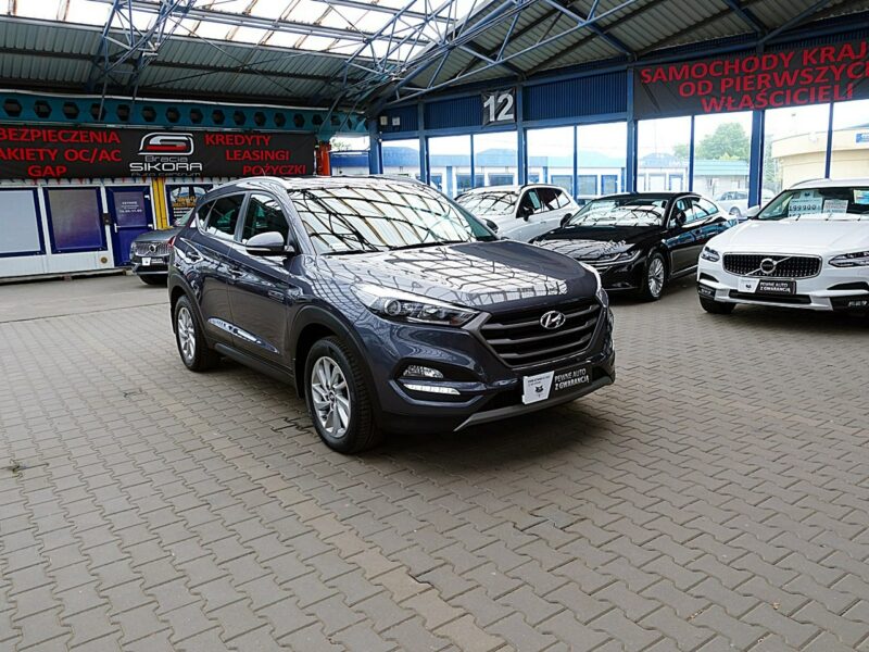 Hyundai Tucson 4x4 177KM Podgrzewana KIER+FOTELE Led GWARANCJA I-wł Kraj Bezwyp F23% III (2015-2020)