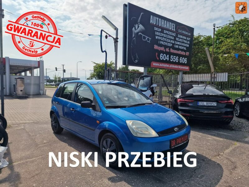 Ford Fiesta 1.3 Benzyna 60 KM, Klimatyzacja, Bluetooth, Isofix, AUX, USB, Metalik Mk6 (2002-2008)