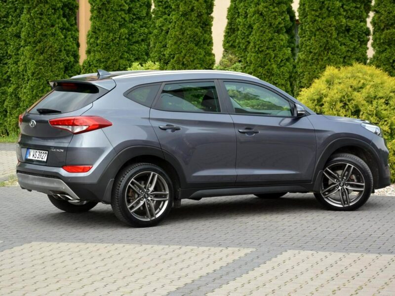 Hyundai Tucson 1.6T(177KM) Ledy Navi Kamera ALU19 Nowe opony ASO Hyundai III (2015-2020)