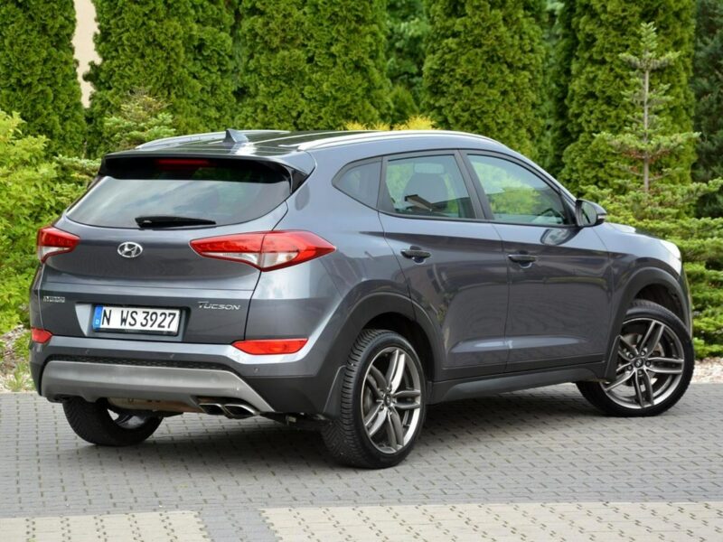 Hyundai Tucson 1.6T(177KM) Ledy Navi Kamera ALU19 Nowe opony ASO Hyundai III (2015-2020)