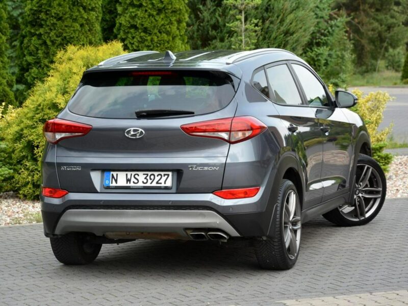 Hyundai Tucson 1.6T(177KM) Ledy Navi Kamera ALU19 Nowe opony ASO Hyundai III (2015-2020)