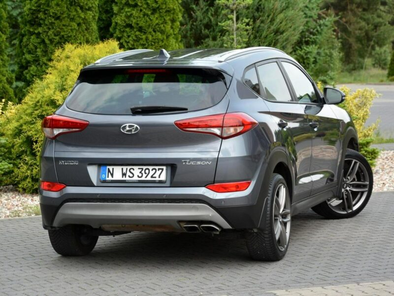Hyundai Tucson 1.6T(177KM) Ledy Navi Kamera ALU19 Nowe opony ASO Hyundai III (2015-2020)