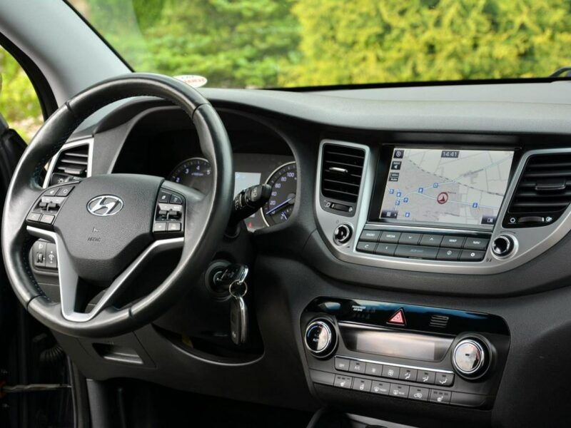 Hyundai Tucson 1.6T(177KM) Ledy Navi Kamera ALU19 Nowe opony ASO Hyundai III (2015-2020)