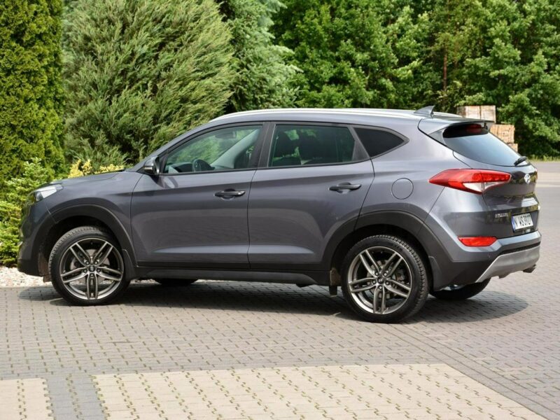 Hyundai Tucson 1.6T(177KM) Ledy Navi Kamera ALU19 Nowe opony ASO Hyundai III (2015-2020)
