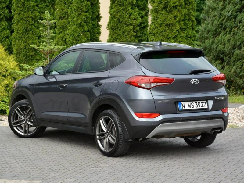 Hyundai Tucson 1.6T(177KM) Ledy Navi Kamera ALU19 Nowe opony ASO Hyundai III (2015-2020)