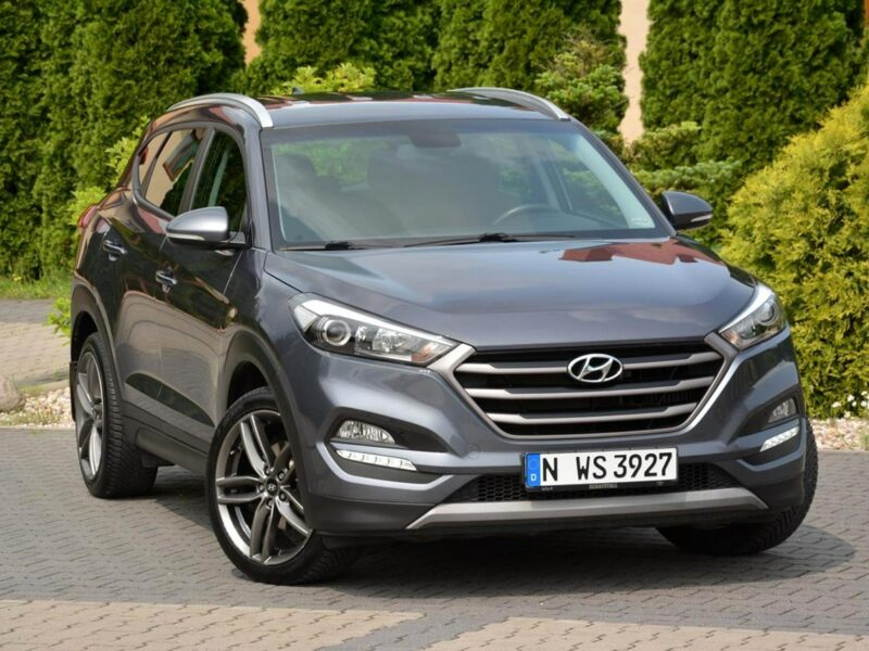 Hyundai Tucson 1.6T(177KM) Ledy Navi Kamera ALU19 Nowe opony ASO Hyundai III (2015-2020)
