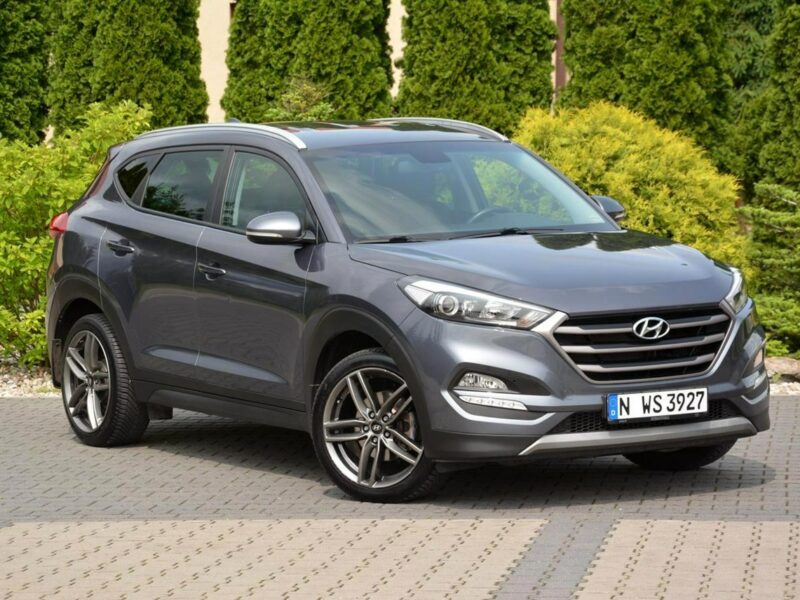 Hyundai Tucson 1.6T(177KM) Ledy Navi Kamera ALU19 Nowe opony ASO Hyundai III (2015-2020)